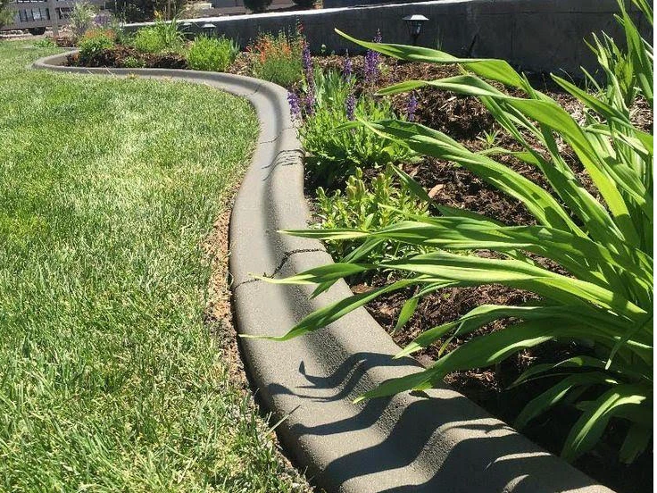 Decorative concrete curbing project 2