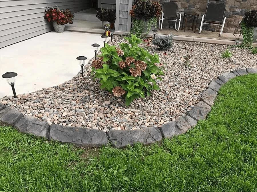 Decorative concrete curbing project 4