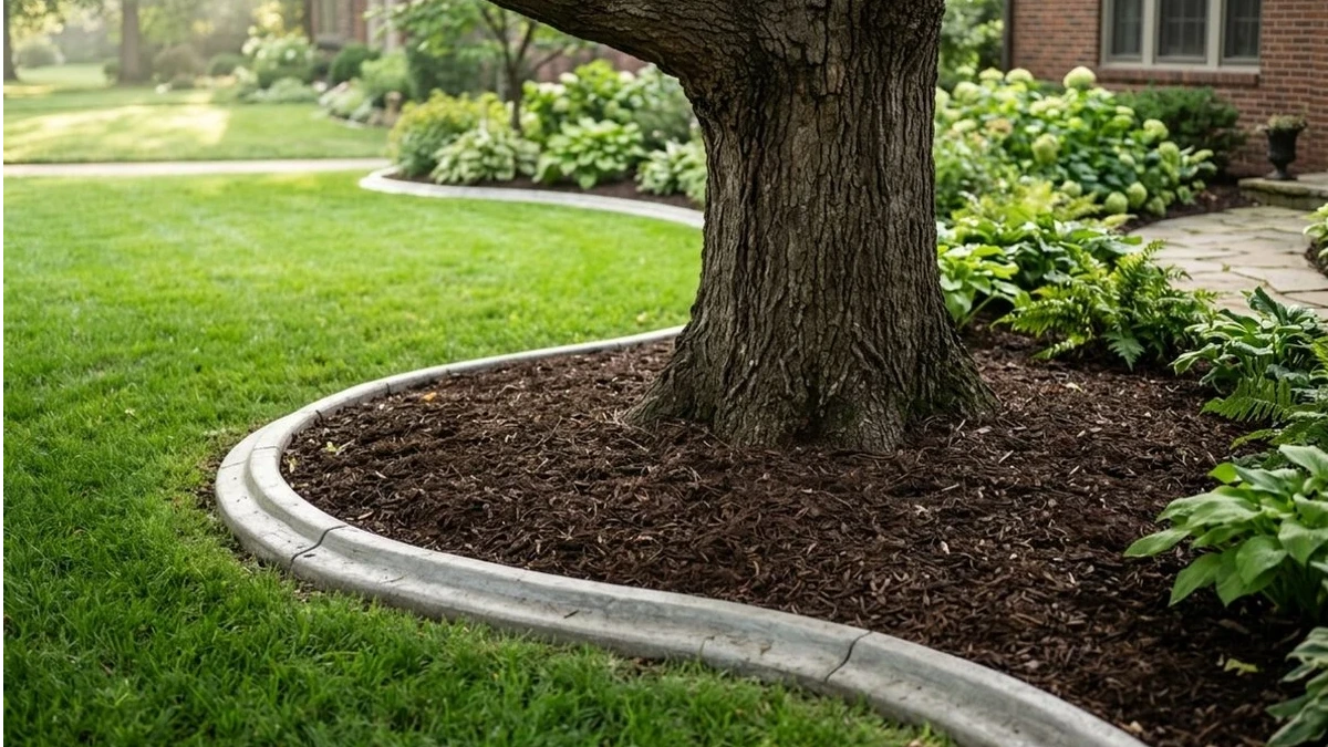 Stamped & Colored Curbing